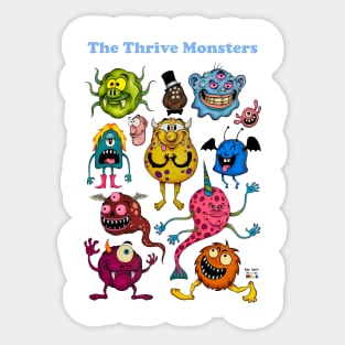 The Thrive Monsters Sticker